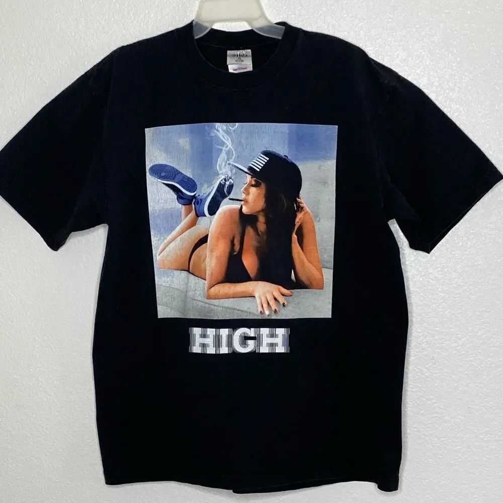 SHAKA Wear Men’s Super Max Heavy 100% Cotton Black T Shirt Size XL